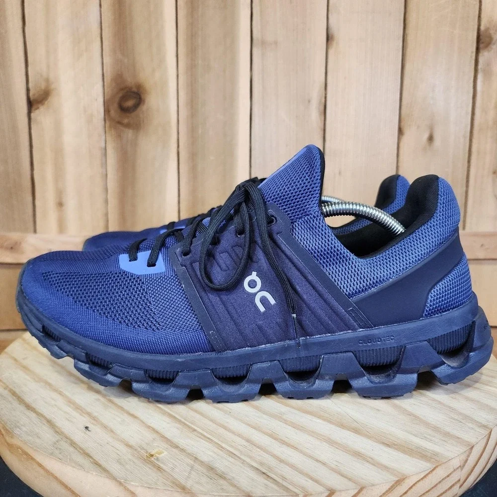 On Cloudswift 3 AD Shoes Mens 13 Blue Mesh Road Running Athletic Sneakers